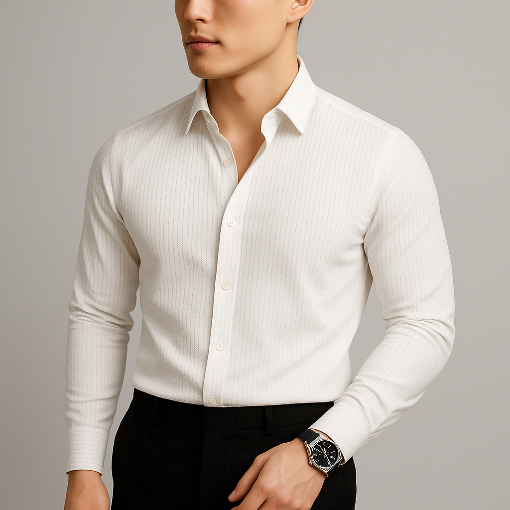 Camisa Social Poliéster Dominus