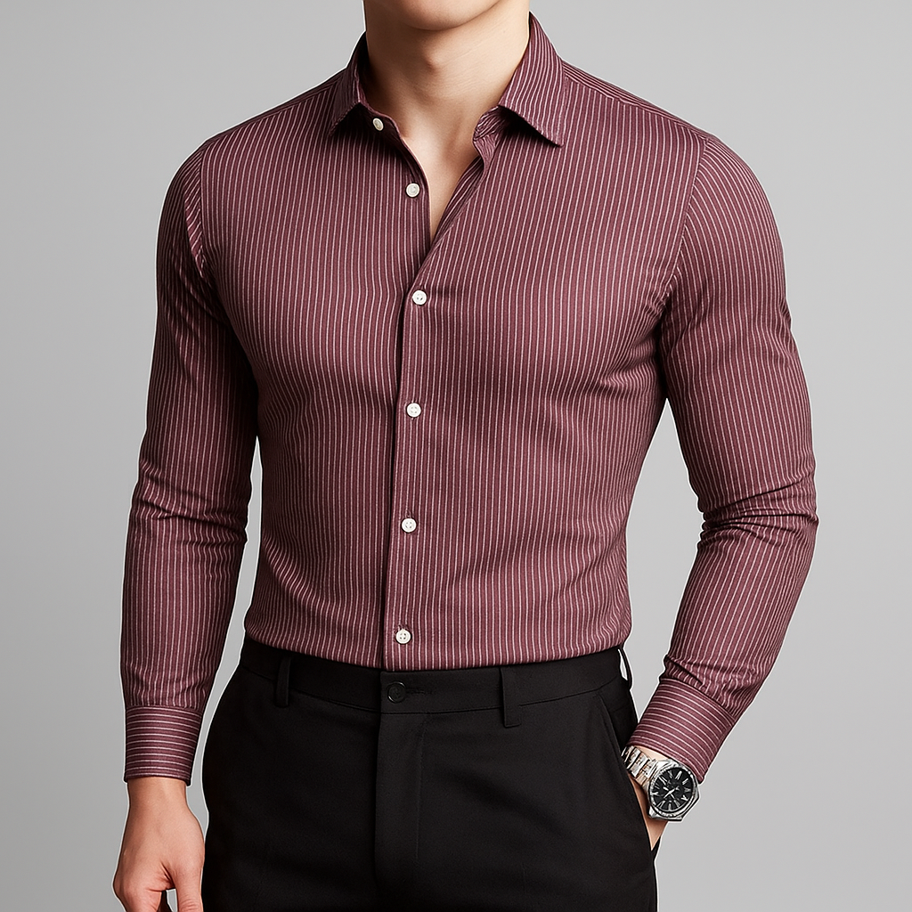 Camisa Social Listrada Dominus