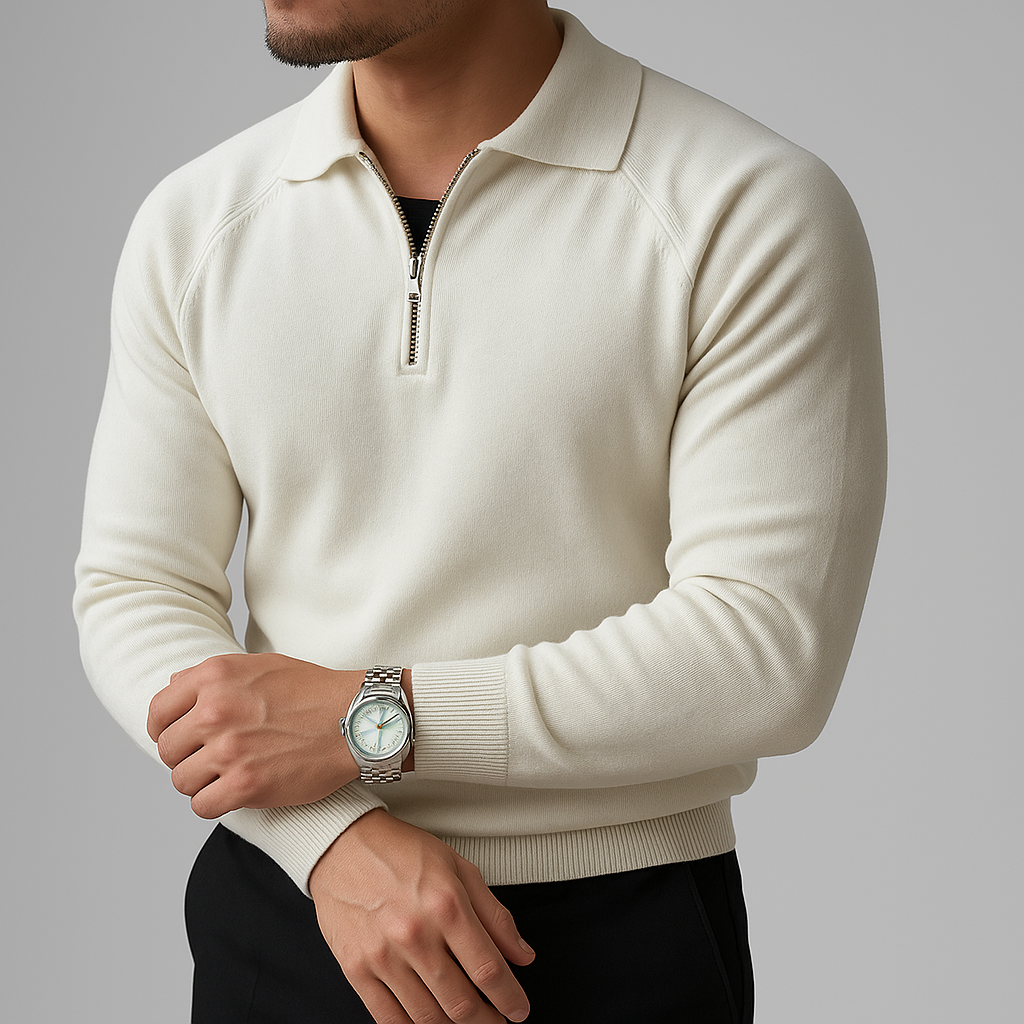 Suéter Polo Masculina de Malha Dominus